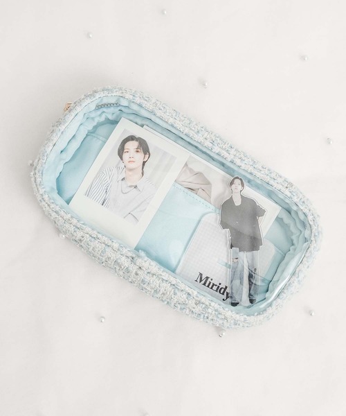 Miridy ポーチ 「apres jour×Miridy」ツイードマルチポーチ レディース