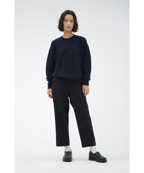 MARGARET HOWELL パンツ DRY WOOL TWILL CHAMBRAY レディース