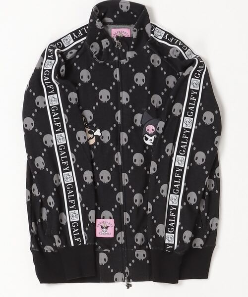 【中型犬】クロミ × ガルフィー galfy ドクロだらけセットアップ ブラック 2024年新作 GALFY.E.L.Nガルフィー×クロミちゃんコラボ ドクロ