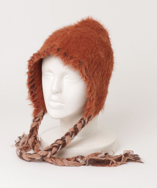 ●nnnnnaさま専用●yoli モヘアニットキャップ Cycle/サイクル 】DRAW CODE MOHAIR KNIT CAP/ドローコード