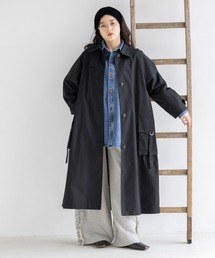 Kastane ジャケット トレンチコート 長袖 ストームフラップ ベルト袖 110263023201704011001?$VS_1500$