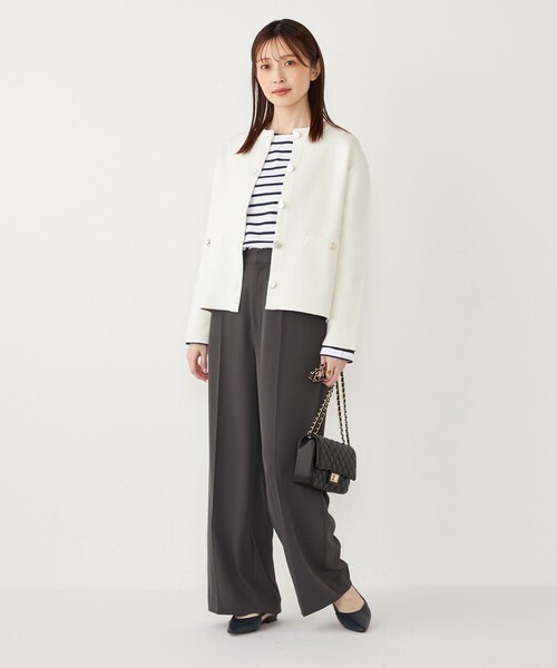 SHIPS for women / シップスウィメン SHIPS Colors:〈手洗い可能〉セッケツ ノーカラー カーディガン◇ SHIPS Colors:〈手洗い可能〉セッケツ ノーカラー カーディガン