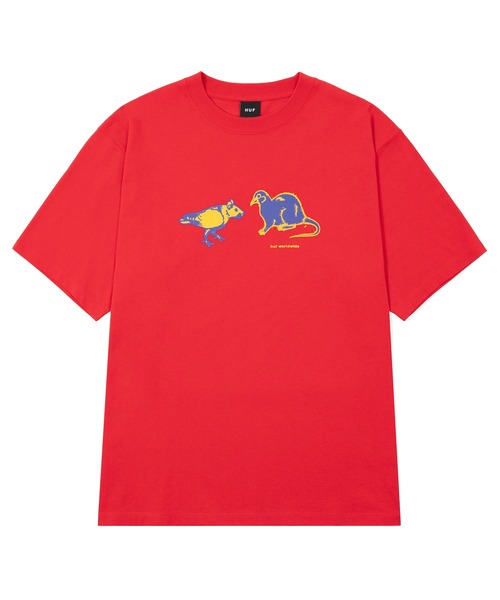 ◆送料/関税無料◆【HUF】Rigeon Pat Tee Tシャツ HUF tシャツ RIGEON PAT TEE / ハフ Tシャツ 半袖 メンズ