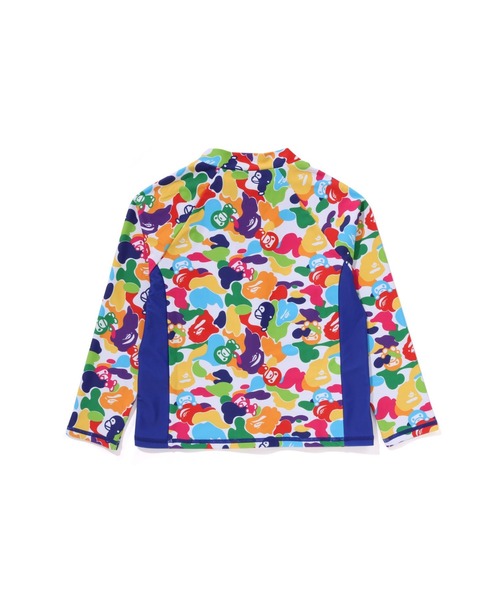A BATHING APE ラッシュガード MILO ABC MULTI CAMO RASH GUARD キッズ 