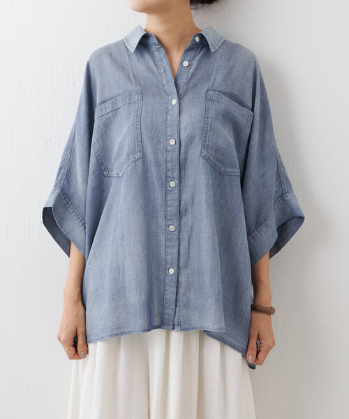 【美品】ビアズリー ポンチョ シャツ ブラウス フリー ゆったりシルエット★ 美品】ビアズリー ポンチョ シャツ ブラウス フリー ゆったり