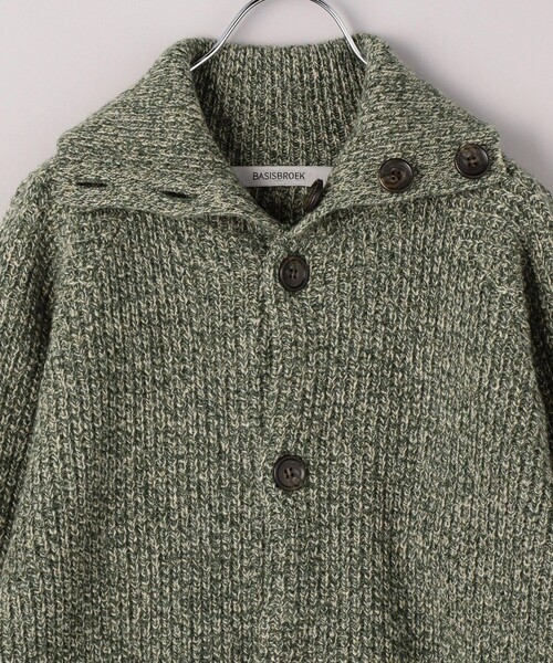 「BASISBROEK」 ニットカーディガン 2 キャメル メンズ_画像3