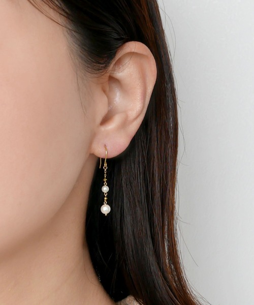 VENDOME AOYAMA（ヴァンドーム青山） ピアス K10YG パール ピアス 