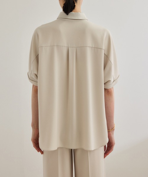 ROPE'（ロペ） ブラウス シャツ 半袖 「洗える・カセット服」バック