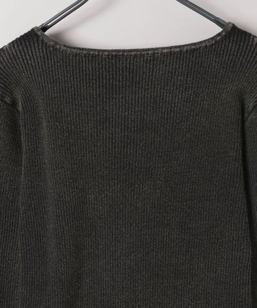JEANASIS カーディガン 12Gグランジリブクルーカーディガン