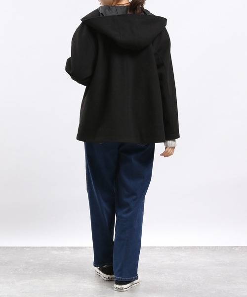 「GLOBAL WORK Smile Seed Store」 ジップアップブルゾン SMALL ブラック レディース_画像3