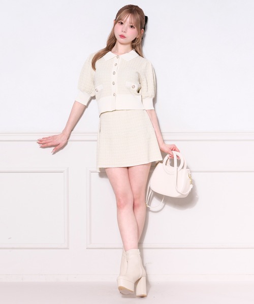 apres jour（アプレジュール） スカート 「セットアップ可能」ツイード