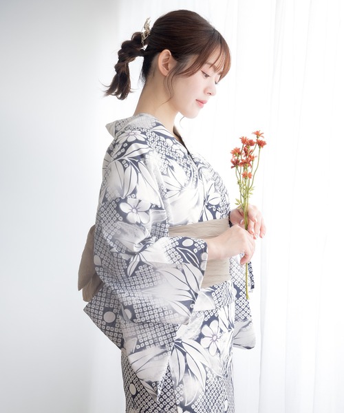 セール価格❗️新品新二部式 セパレート（おはしょり付）浴衣3点セットSOUBIEN SOUBIEN 浴衣 “初心者でもプロの着姿”新二部式 セパレート浴衣3