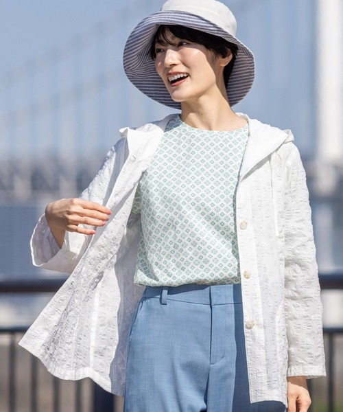 MONCLER 2025春夏新作レディース フード付き シャツジャケット MONCLER (モンクレール) 】2025 春夏 オススメ ライトアウター