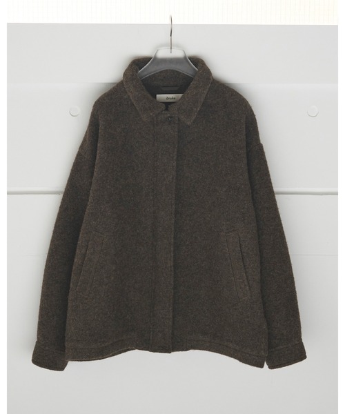 anuke Sliver Zip Blouzon ジャケット　アンヌーク anuke アンヌーク 2025FallWinter アウター Sliver Zip Blouzon