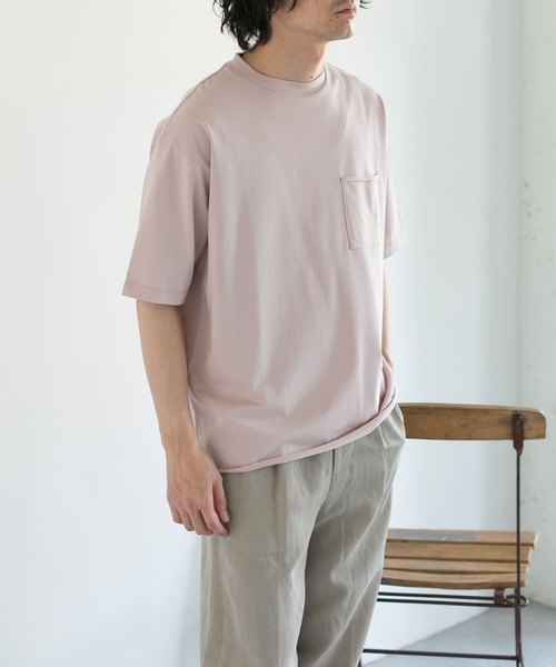 「URBAN RESEARCH DOORS」 半袖Tシャツ 38 ベージュ メンズ