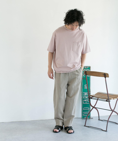「URBAN RESEARCH DOORS」 半袖Tシャツ 38 ベージュ メンズ