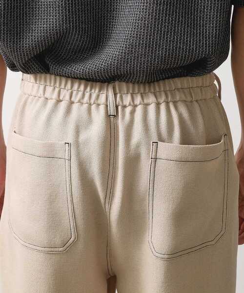 THE SHOP TK ワイドパンツ パンツ ブッチャー配色ワイドパンツ メンズ