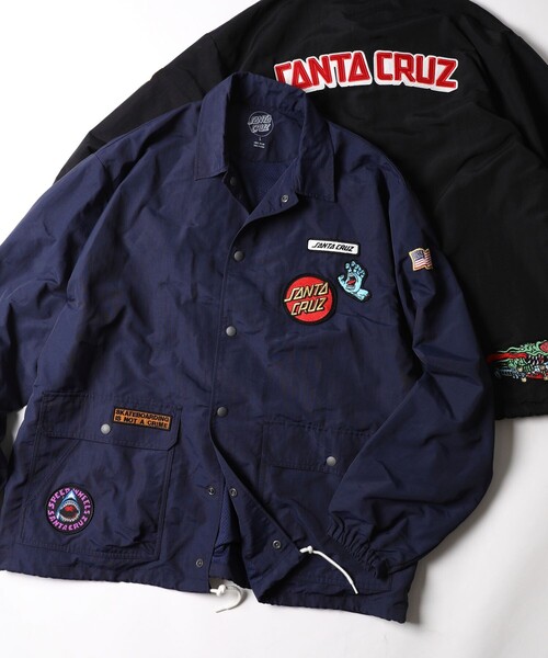 SANTA CRUZ×FREAK'S STORE コーチジャケット Mサイズ FREAK'S STORE 「FREAK'S STORE」 コーチジャケット「SANTA CRUZ