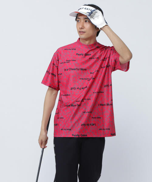 PEARLY GATES tシャツ 「PEARLY GATES」トリコット4WAYブロック