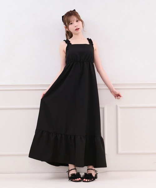 バックレースアップキャミワンピ ピンク apres jour ワンピース 「French Girly Collection」アソート
