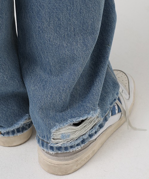 MASONPRINCE 「MASONPRINCE」 ダメージ加工デニムパンツ M