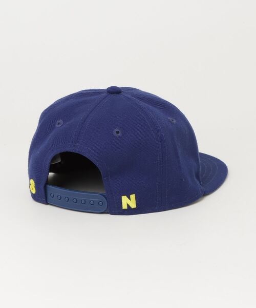 NEW ERA 「NEW ERA」 刺繍キャップ - ブルー メンズ : ZOZOTOWN