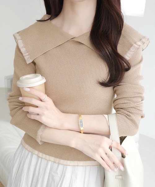 mily bilet ニット セーター 「mily bilet」着るだけでこなれ感