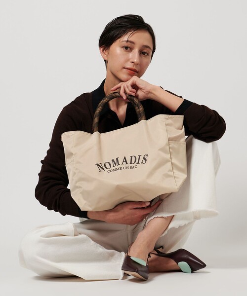 お値下げ‼️新品未使用 NOMADIS バッグ ベージュ NOMADIS トートバッグ 「NOMADIS」 SAC2/16 レディース