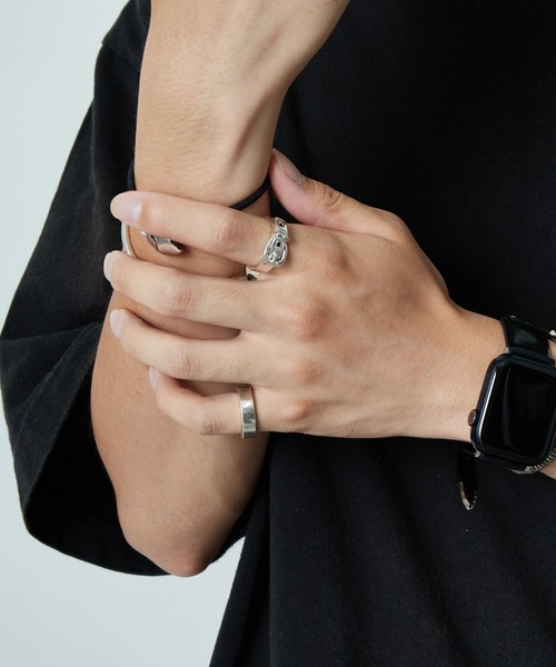 xolo jewelry リング　Lサイズ XOLO 指輪 リング XOLO Single Twist Ring メンズ : ZOZOTOWN