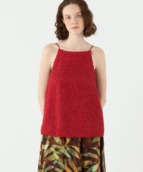 Ballsey（ボールジィ） キャミソール ファンシーヤーンツイード