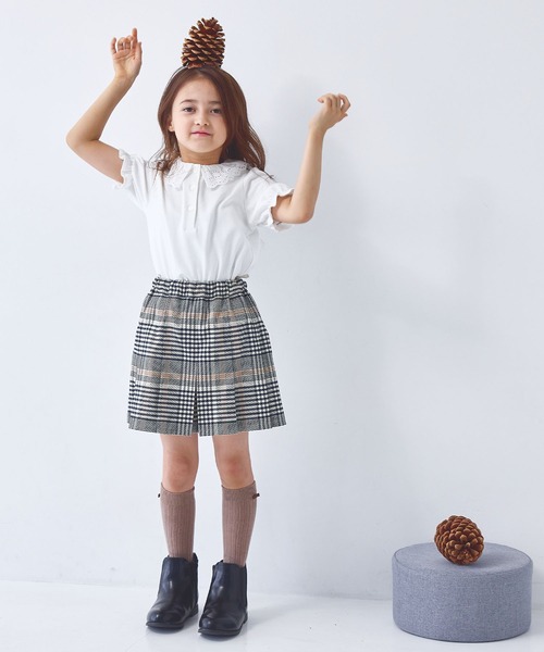 ♡ 女の子 140cm 洋服 CHOPIN（ショパン） パンツ タックプリーツ キュロット スカート