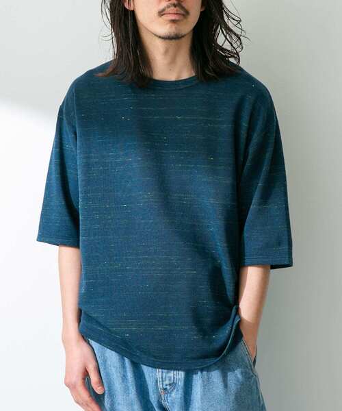「URBAN RESEARCH Sonny Label」 半袖Tシャツ MEDIUM ネイビー メンズ