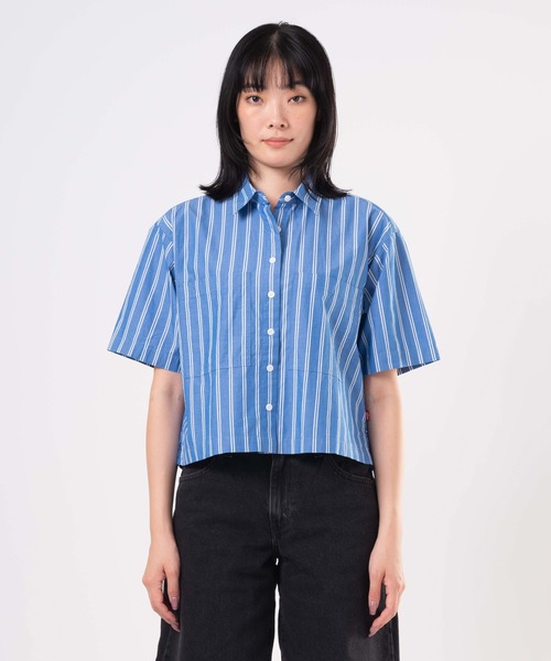 ブラウス シャツ Levi's/リーバイス HARLIE SS クロップドシャツ レディース