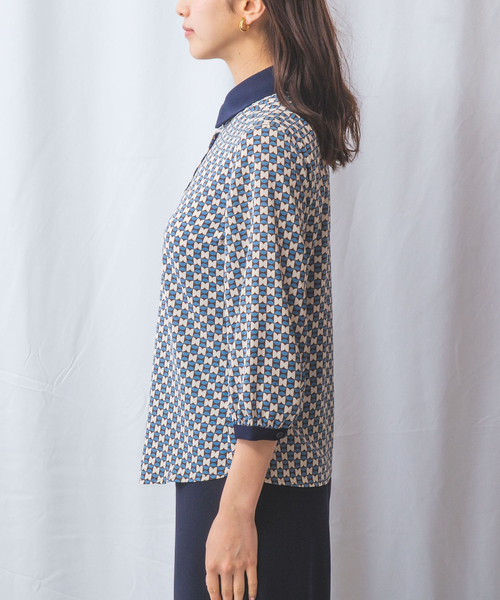 NARACAMICIE（ナラカミーチェ） ブラウス シャツ 「NARACAMICIE」幾何