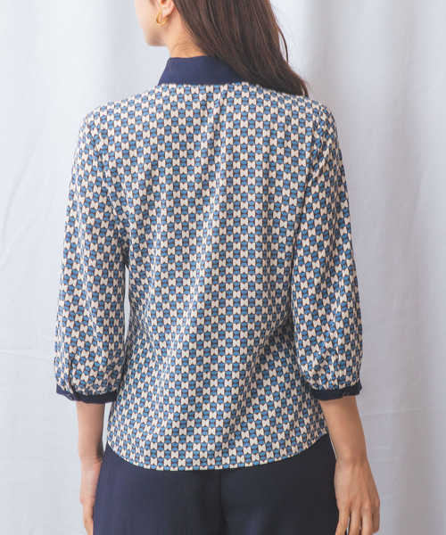 NARACAMICIE（ナラカミーチェ） ブラウス シャツ 「NARACAMICIE」幾何