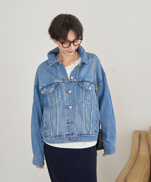 LEVI’S リーバイス90STRUCKER Exclusiveデニムジャケット 2025AW新作】【Levi's/リーバイス】 90sTRUCKER JK ト｜ルージュ