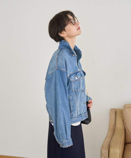 Levis デニムジャケット　レディース　S Levi's デニムジャケット gジャン Levi's/リーバイス SHRUNKEN