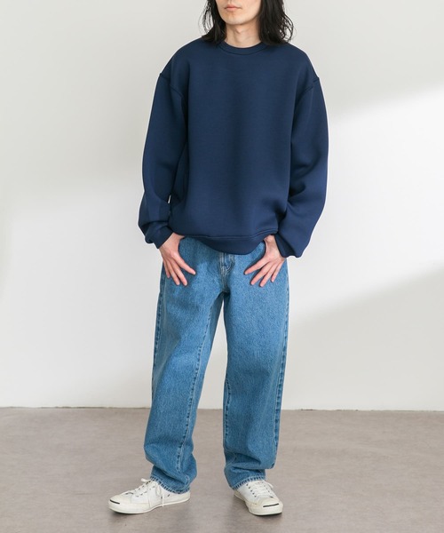 「URBAN RESEARCH Sonny Label」 長袖Tシャツ MEDIUM ネイビー メンズ