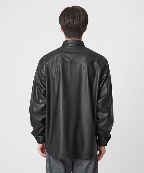 green label relaxing（グリーンレーベルリラクシング） シャツ レザー