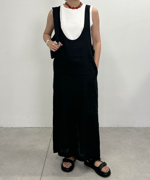 「SHENERY」 ノースリーブトップス FREE オフホワイト レディース_画像3