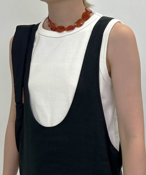 「SHENERY」 ノースリーブトップス FREE オフホワイト レディース_画像9