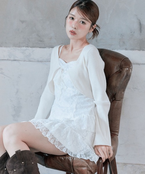 OLIVE des OLIVE YUI企画 ワンピースとボレロ セット 専用出品 ニットボレロセットワンピ | OLIVE des OLIVE(オリーブ デ