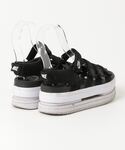「NIKE」 フラットサンダル 22cm ブラ...の詳細画像1