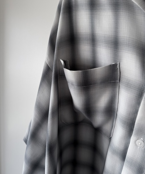 「RUUBON」 半袖シャツ S グレー メンズ_画像6