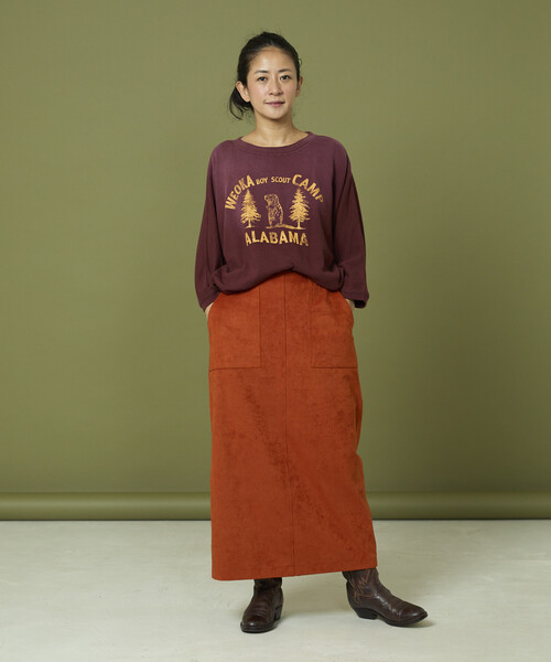 Freada（フリーダ） トレーナー スウェット フェードプリント ドルマン