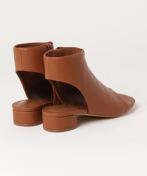 「Demi-Luxe BEAMS」 フラットサンダル 38 ブラック レディース_1