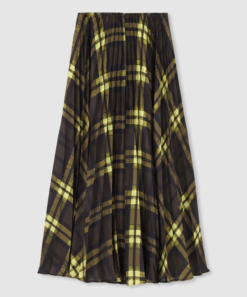 allureville（アルアバイル） スカート LISAチェックプリントプリーツ