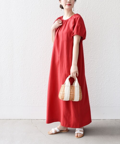 「SHIPS」 半袖ワンピース SMALL イエロー レディース_画像3