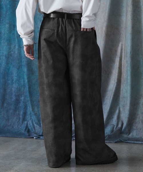 SERACE スラックス 「SERACE」Vintage design wide slacks pants