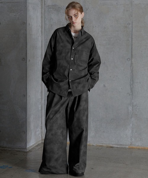 SERACE スラックス 「SERACE」Vintage design wide slacks pants